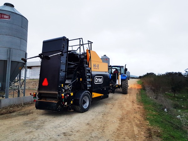 Orkel Hi-X Compactor being transported